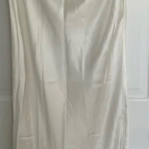 CAMI NYC White Jessica 100% Silk Skirt Sz XL. cottagecore costal grand daughter - Picture 3 of 5